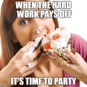 The best kind of party. The cake kind.