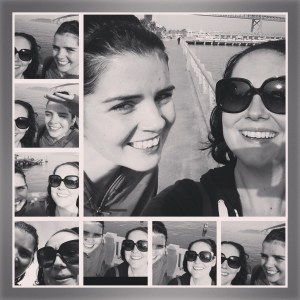 Trying to take a selfie at the Bay Bridge. 8 pictures, no bridge.